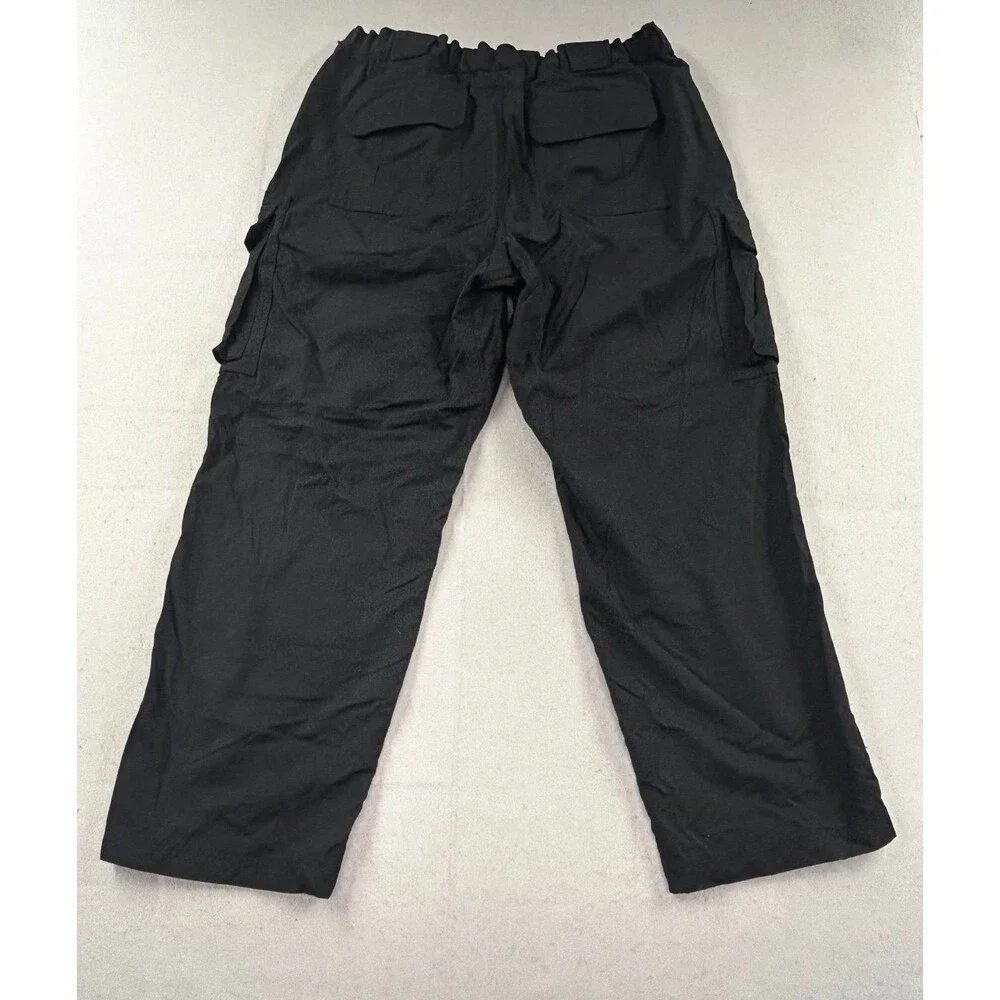 Duluth Trading Dry On The Fly Cargo Pant Mens Black Stretch Relaxed Fit